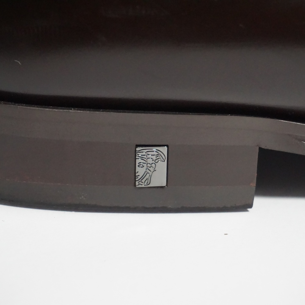 Versace Collection Patent Leather Derby Shoes - Picture 2 of 7